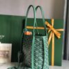Goyard Goyardine Anjou Green Mini Bag Palladium ...