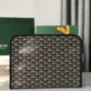 GOYARD Goyardine Jouvence Toiletry Pouch black brown1267989