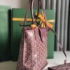 Goyard Black Anjou Mini Bag Burgundy Women's Handbag PM Burgundy