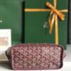 Goyard Black Anjou Mini Bag Burgundy Women's Handbag PM Burgundy