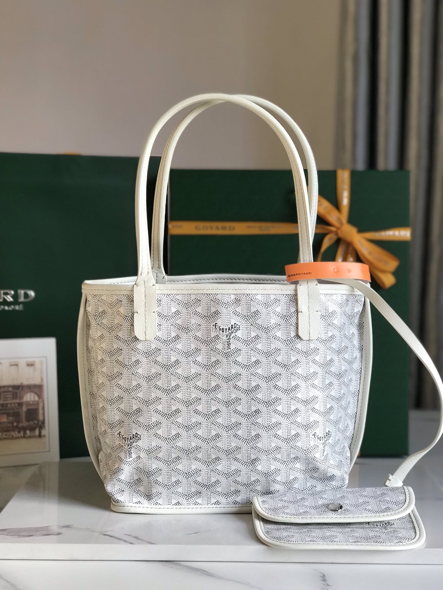 Goyard Black Anjou Mini Bag white Women’s Handbag