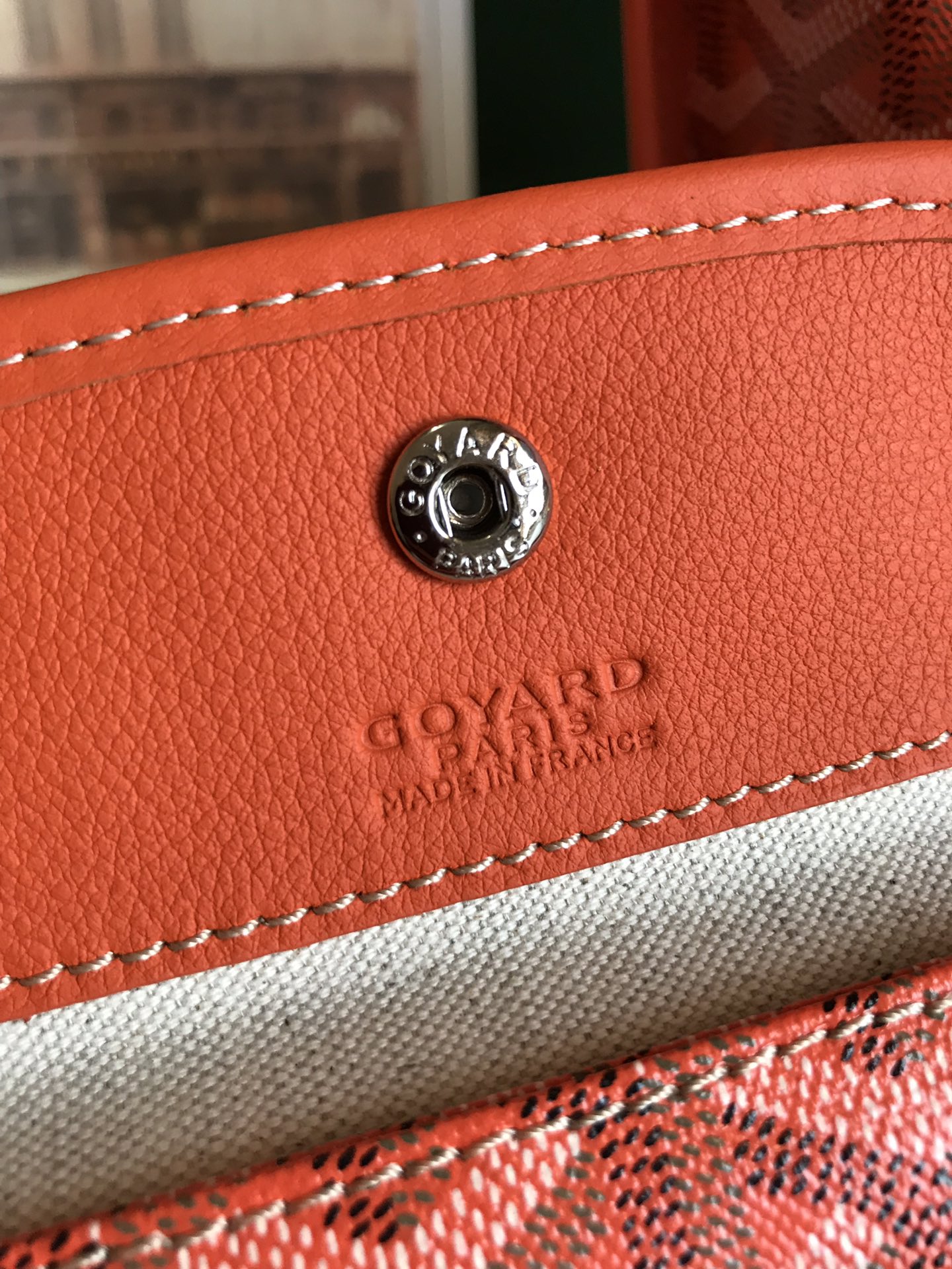 Goyard Black Anjou Mini Bag orange Women's Handbag