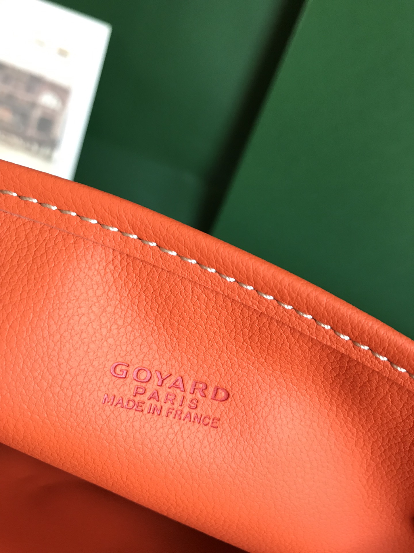 Goyard Black Anjou Mini Bag orange Women's Handbag