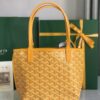 Goyard Black Anjou Mini Bag yellow Women's Handbag