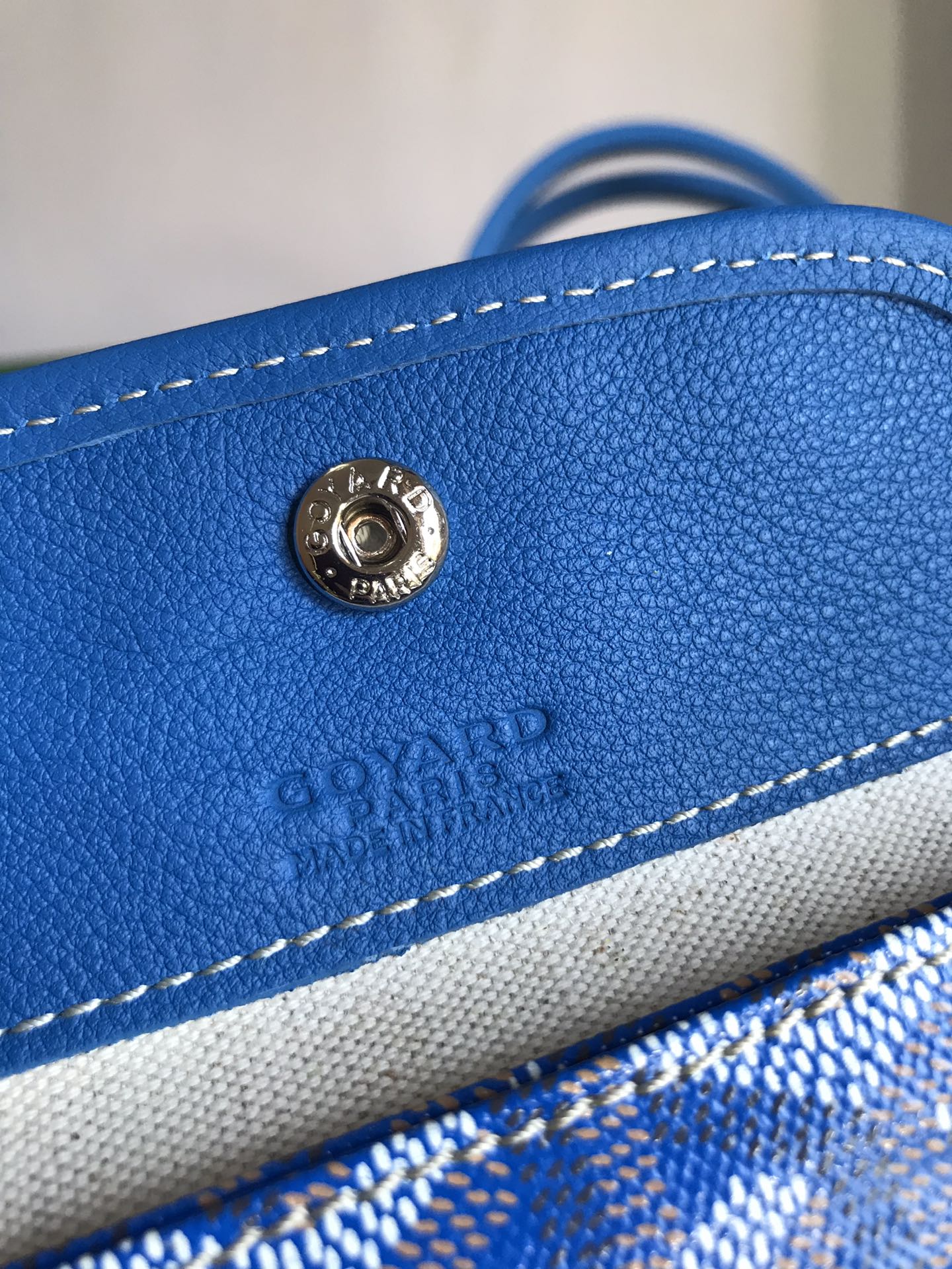 Goyard Black Anjou Mini Bag blue  Women's Handbag