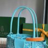 GOYARD Goyardine Saint Louis GM Balise Beach Towel  bag blue