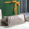 Goyard Leather Handle Goyard Saigon Souple Women's Handbag bag brown gray