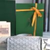 Goyard Precious Metals Goyardine Mini Anjou bag white gray