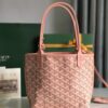 Goyard Goyardine pink Anjou Mini Bag Palladium ...
