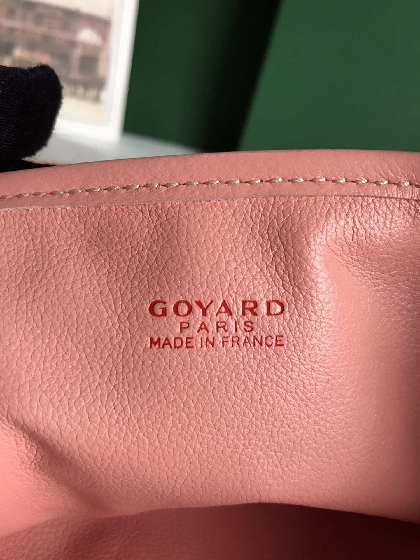 Goyard Goyardine pink Anjou Mini Bag Palladium ...
