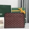 GOYARD Goyardine Jouvence Toiletry Pouch  BURGUNDY