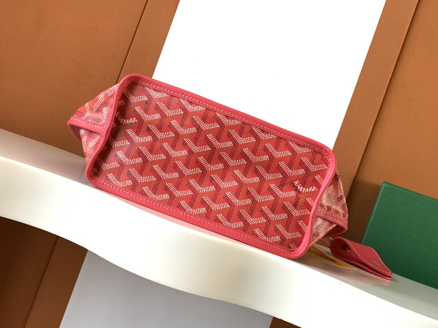 Goyard Anjou Reversible Tote Coated Canvas Mini Red ...