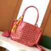Goyard Anjou Reversible Tote Coated Canvas Mini Red ...