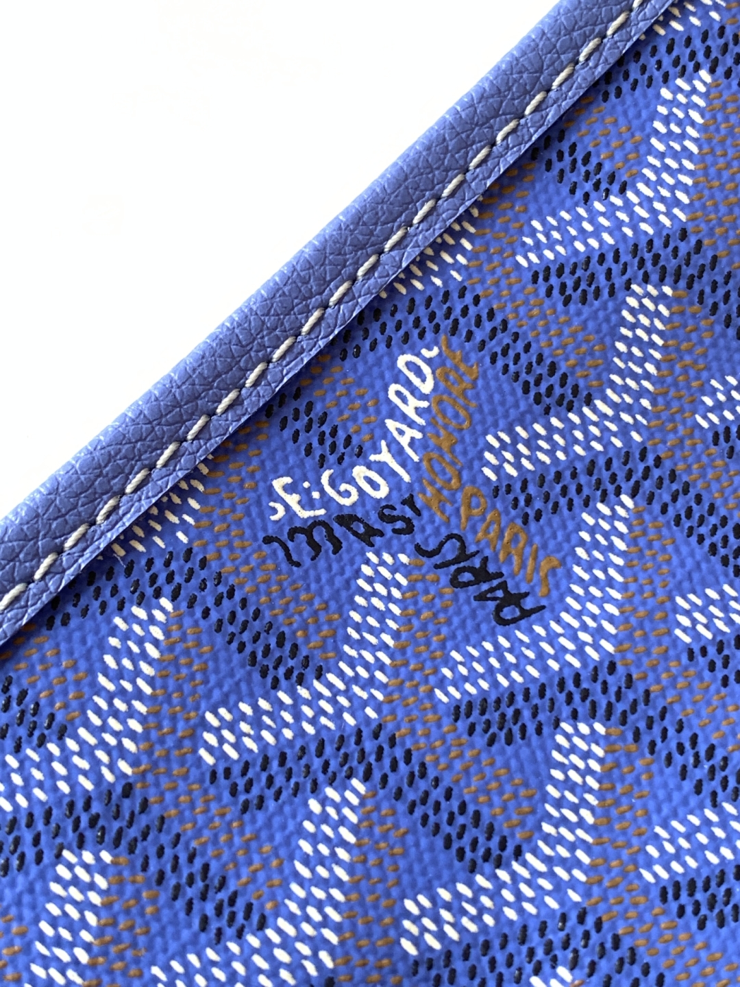 Goyard Blue Anjou Mini Tote Bag with SKU aa49842