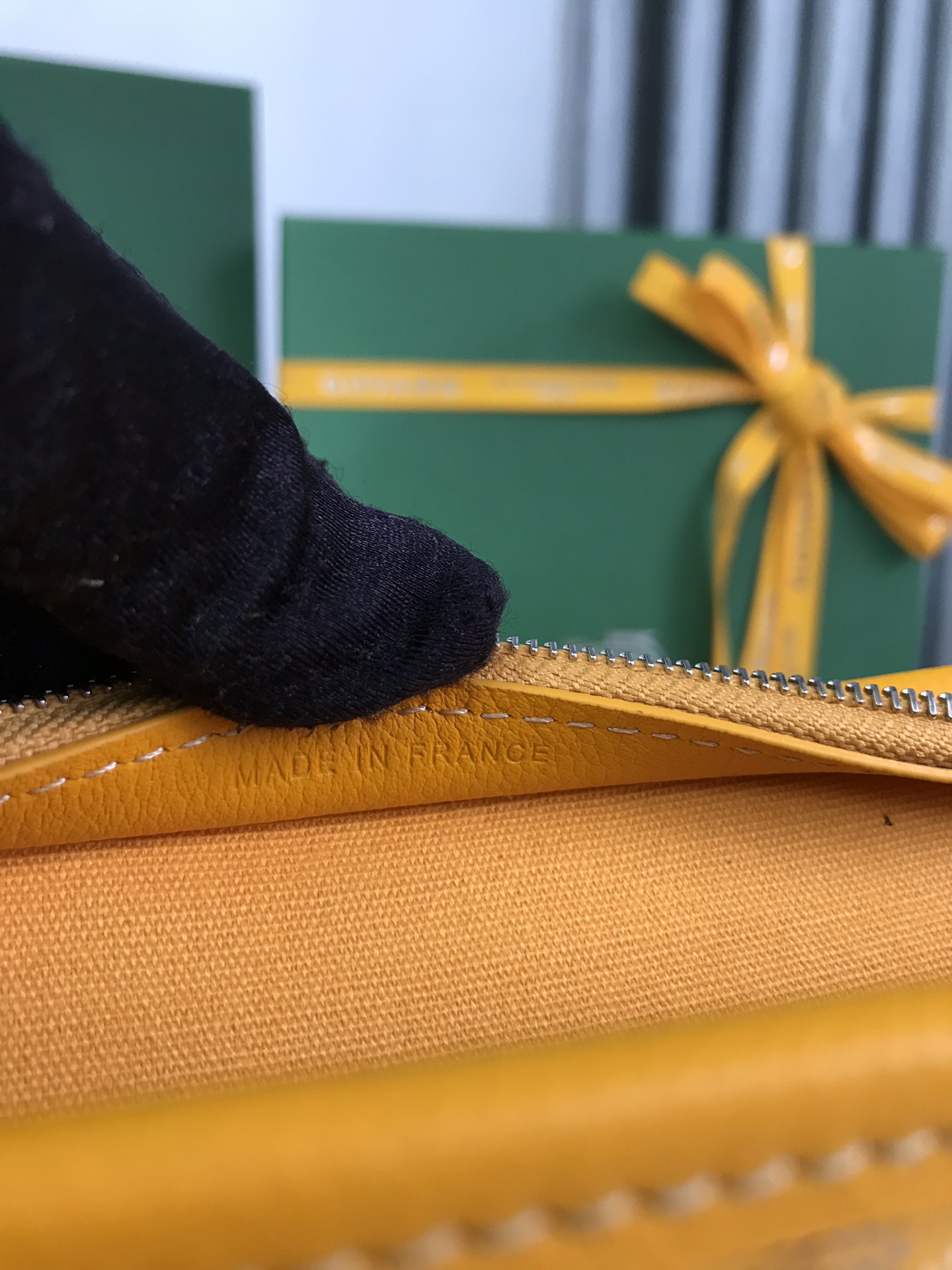 GOYARD Goyardine Jouvence Toiletry Pouch yellow 1533489