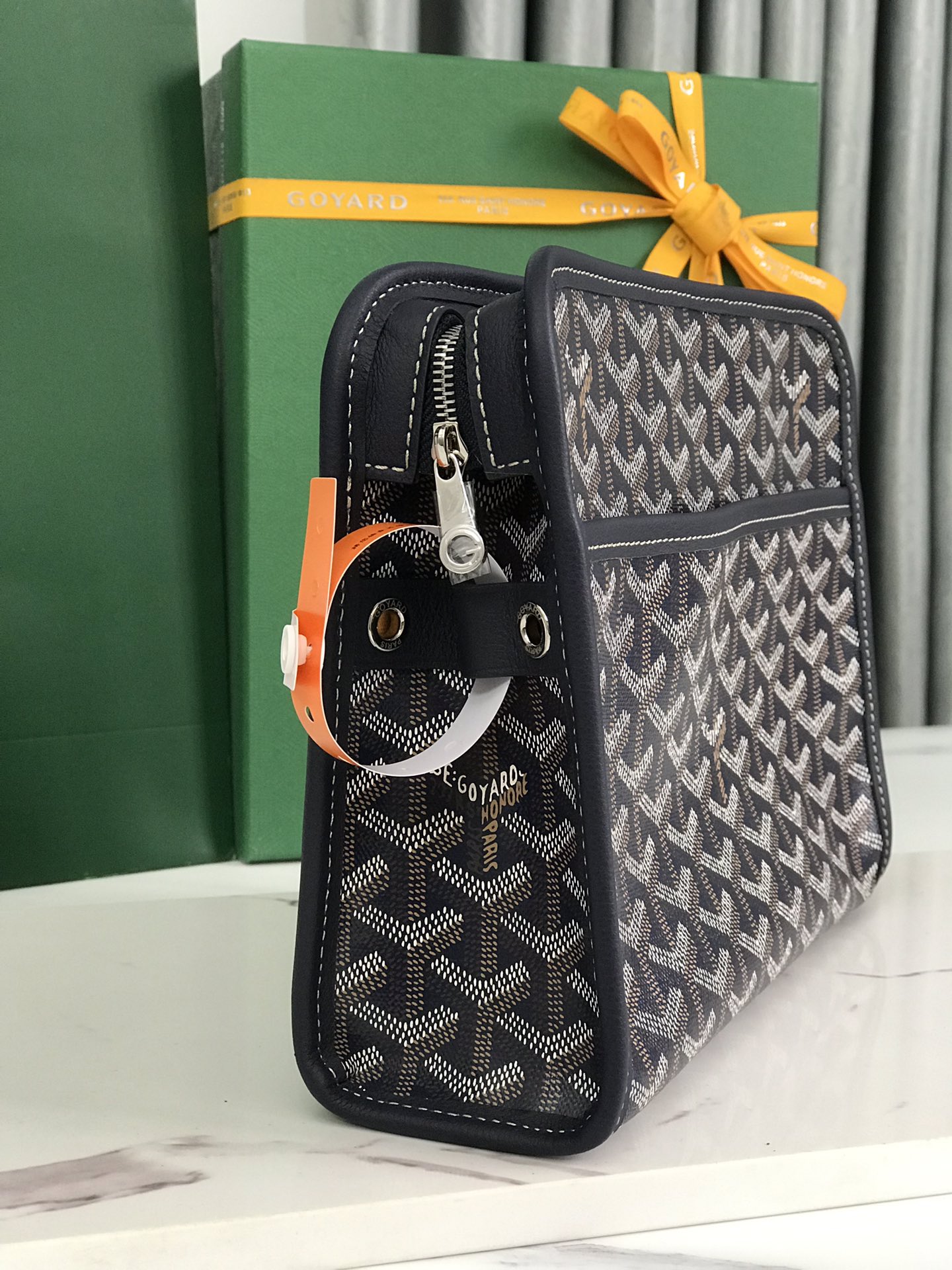 GOYARD Goyardine Jouvence Toiletry Pouch black 1533489