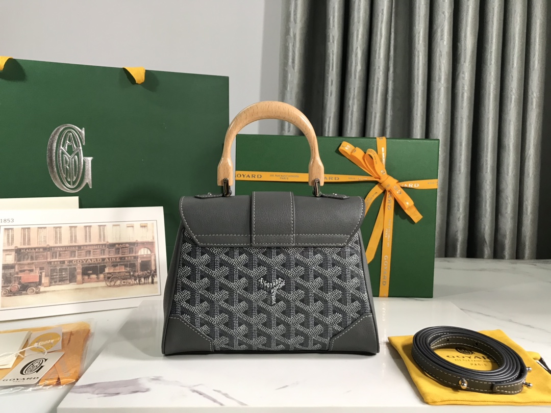 GOYARD Goyardine Mini Saigon Grey 1555141 |