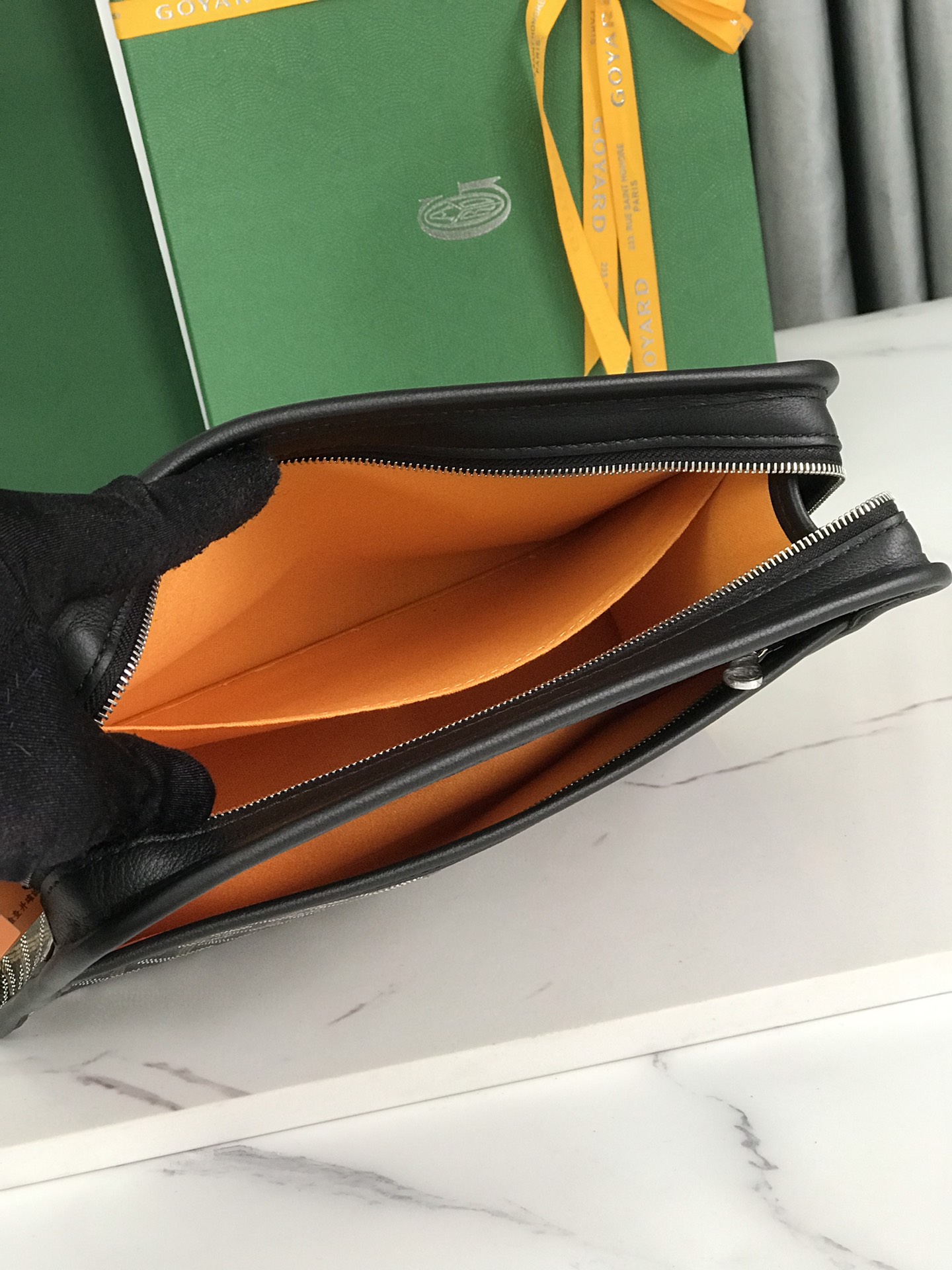 GOYARD Goyardine Jouvence Toiletry Pouch black 1533489