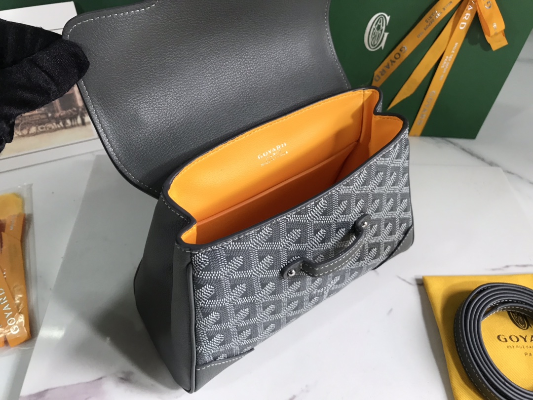 GOYARD Goyardine Mini Saigon Grey 1555141 |