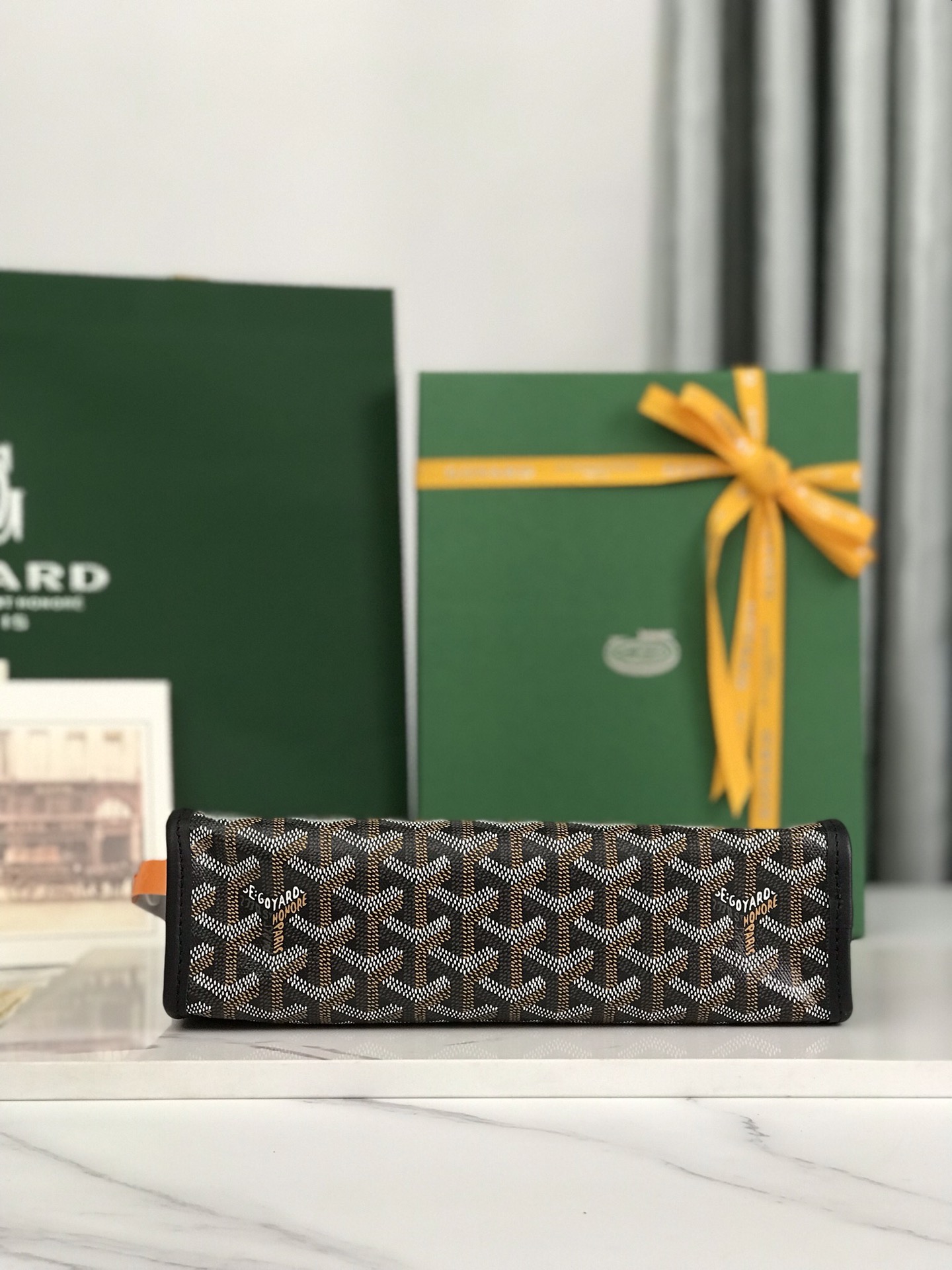 GOYARD Goyardine Jouvence Toiletry Pouch black 1533489