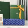 GOYARD Goyardine Jouvence Toiletry Pouch Sky Blue 1533489