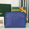 GOYARD Goyardine Jouvence Toiletry Pouch Sky Blue 1533489