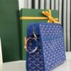 GOYARD Goyardine Jouvence Toiletry Pouch Sky Blue 1533489