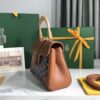 Pre-Owned Goyard Mini Saigon Top Handle Bag Coated Canvas with Leather