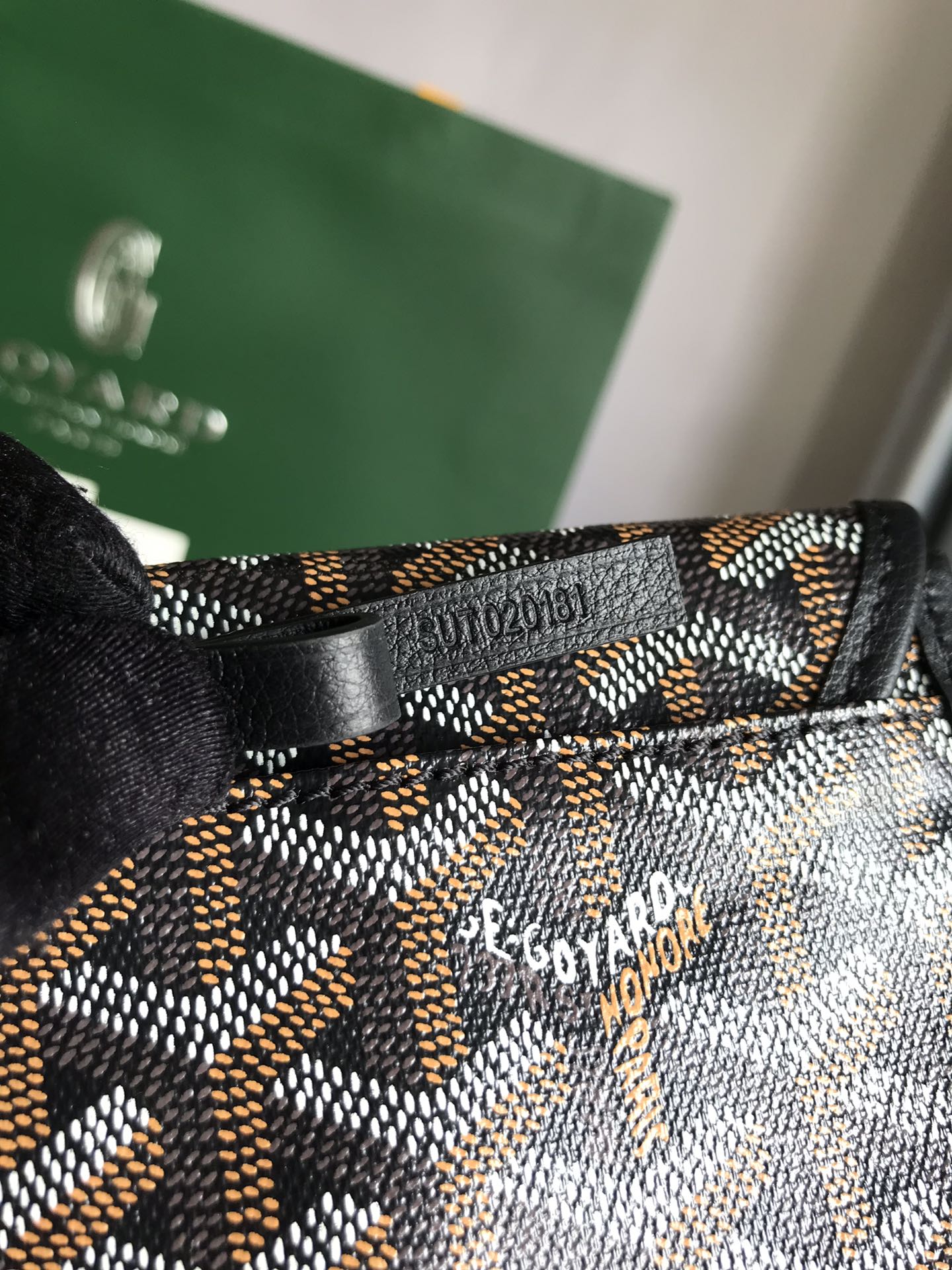 Goyard Black Anjou Mini Bag Black Women's Handbag |