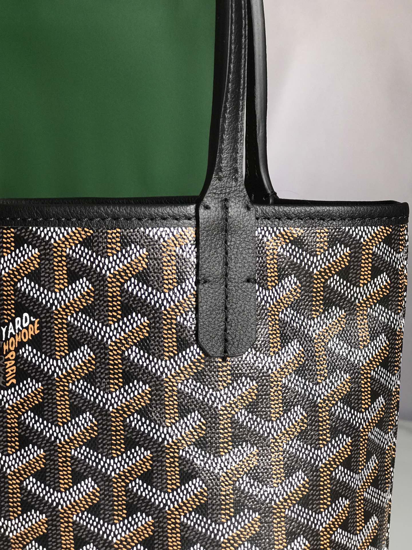 Goyard Black Anjou Mini Bag Black Women's Handbag |