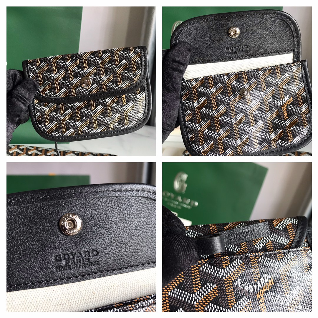 Goyard Black Anjou Mini Bag Black Women's Handbag |