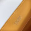 Goyard White Goyardine Coated Canvas and Leather Mini Saigo