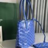 GOYARD Goyardine Reversible Mini Anjou blue1674987