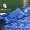 GOYARD Goyardine Reversible Mini Anjou blue1674987