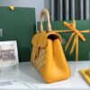 Goyard Yellow Chevron Print Coated Canvas Mini Saigon Bag