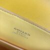 Goyard Yellow Chevron Print Coated Canvas Mini Saigon Bag