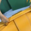 Goyard Yellow Chevron Print Coated Canvas Mini Saigon Bag