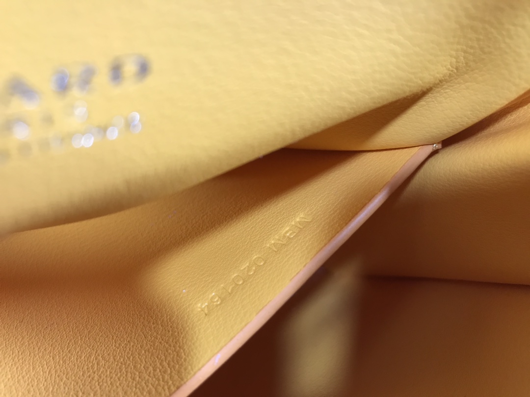 Goyard Yellow Chevron Print Coated Canvas Mini Saigon Bag
