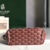 Goyard Goyardine Burgundy Anjou Mini Tote Bag Silver ...