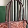 Goyard Goyardine Burgundy Anjou Mini Tote Bag Silver ...