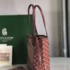 Goyard Goyardine Burgundy Anjou Mini Tote Bag Silver ...