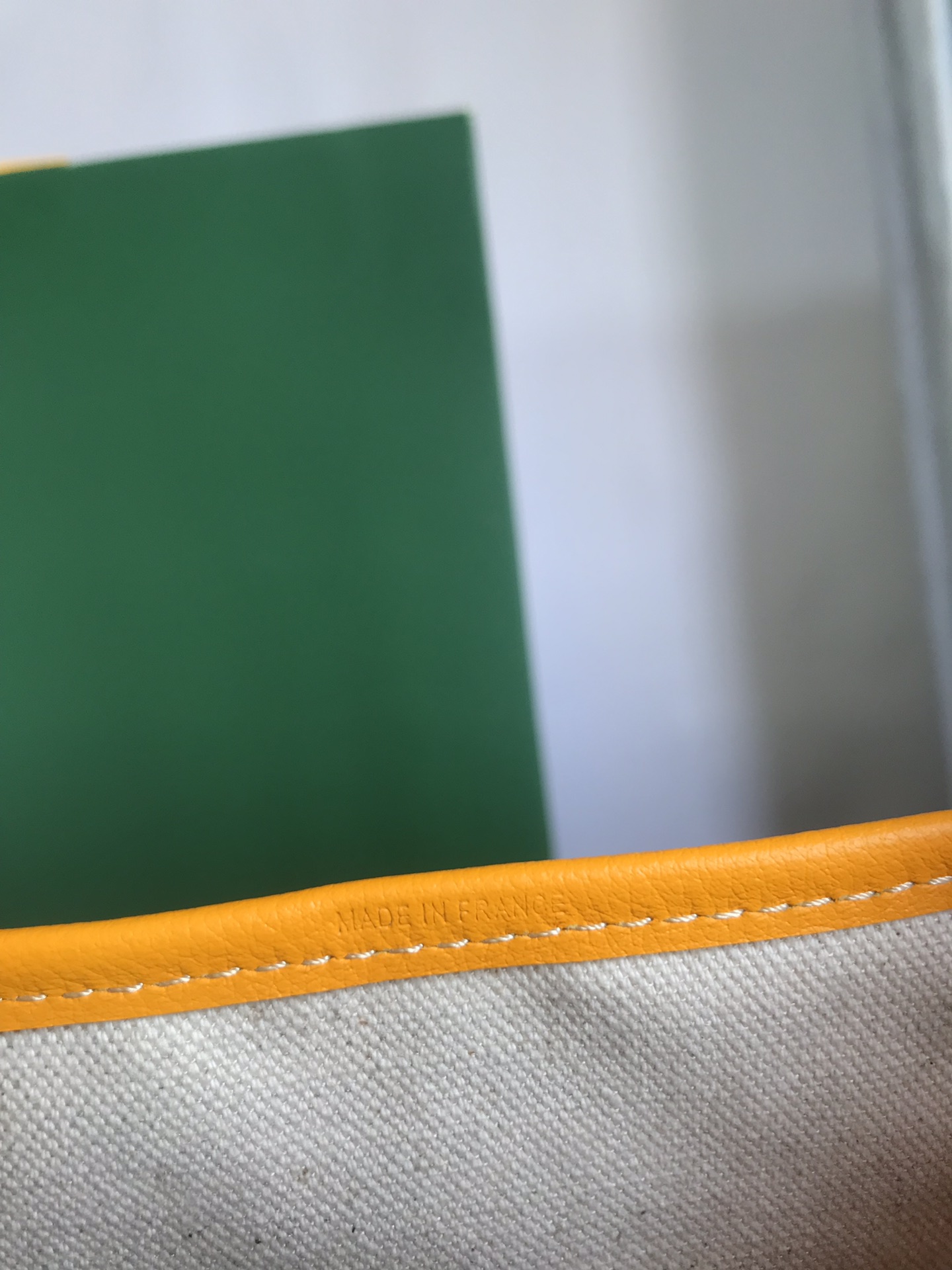 Goyard Yellow Mini Reversible Anjou Tote Bag Cloth Cloth