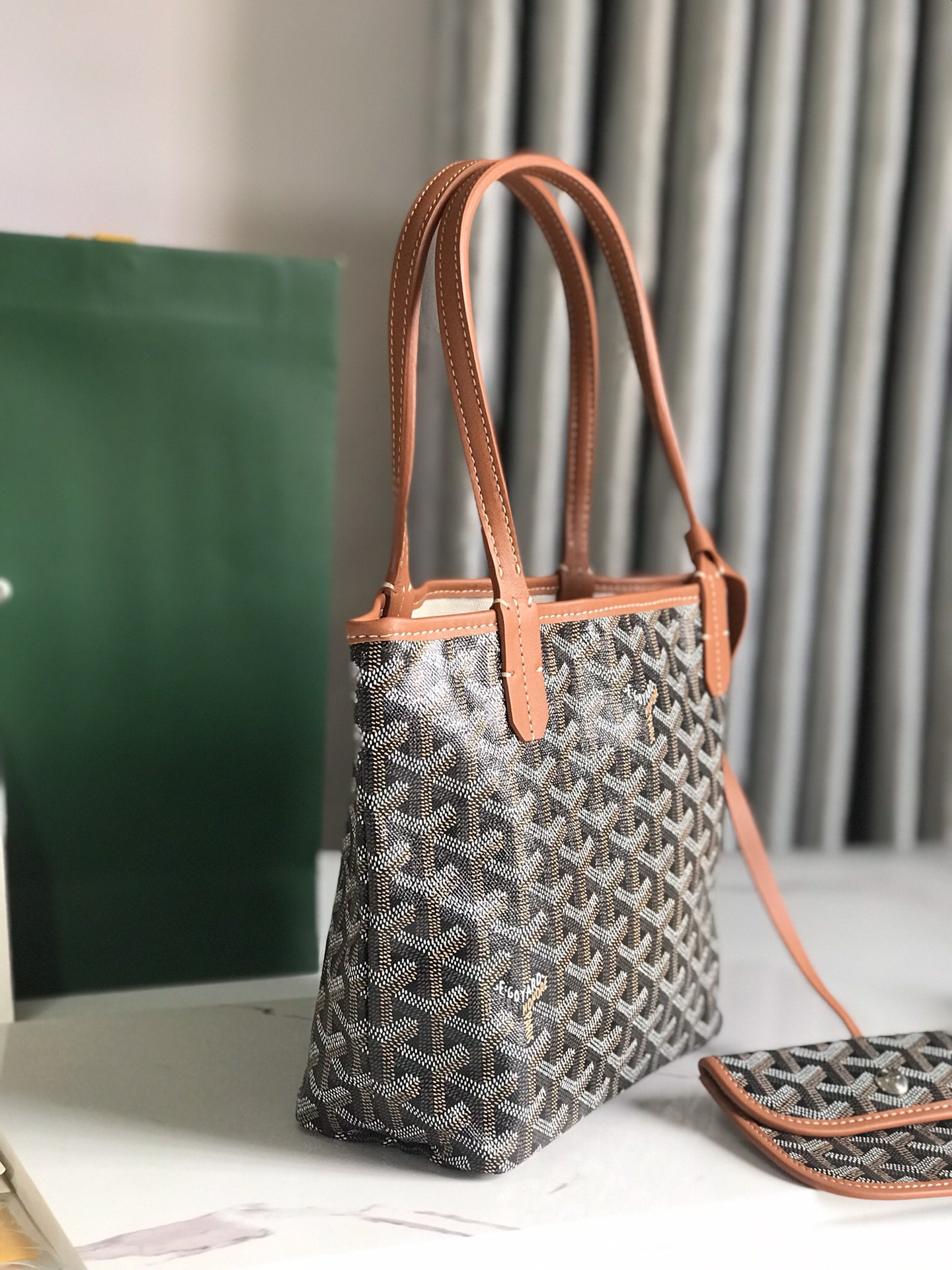 Anjou leather handbag Goyard Black in Leather - 44132706