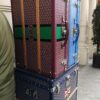 GOYARD Goyardine Muse Vanity Case blue