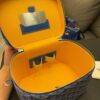 GOYARD Goyardine Muse Vanity Case blue