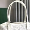 Goyard White Mini Goyardine Reversible Anjou Leather Cloth