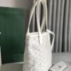 Goyard White Mini Goyardine Reversible Anjou Leather Cloth