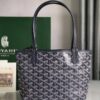 GOYARD Goyardine Reversible Mini Anjou Navy 1640367