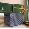 GOYARD Goyardine Muse Vanity Case blue navy
