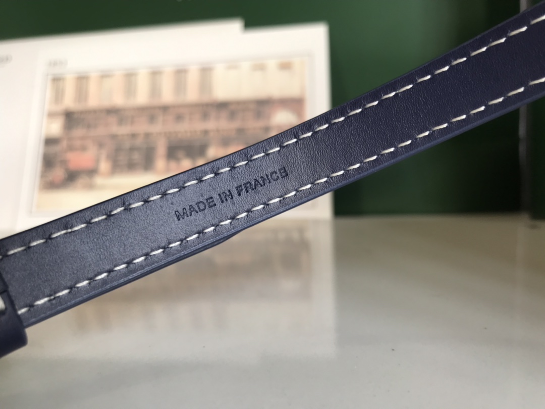 GOYARD Goyardine Muse Vanity Case blue navy